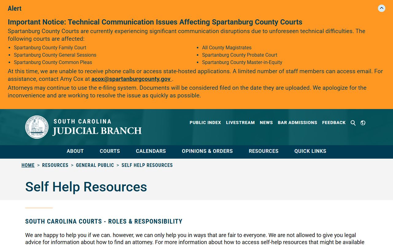 Dillon County Circuit Court records self-help resources