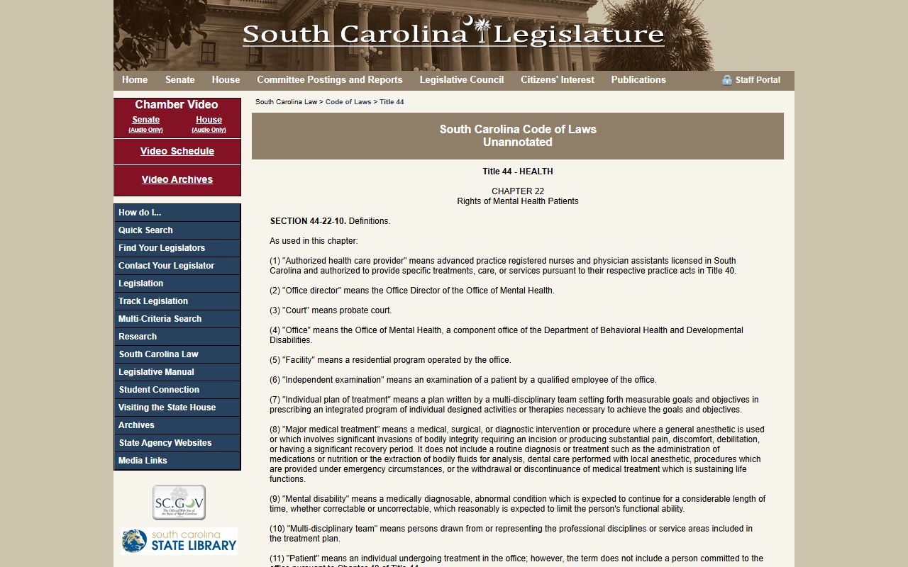 Dillon County marriage and divorce records and mental health confidentiality